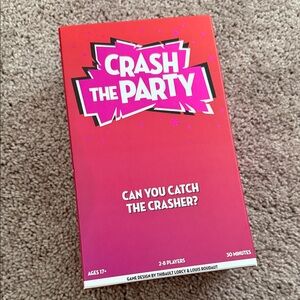 Crash the Party Board Game - Vibrant Pink Edition